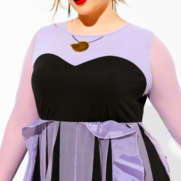 ❤️NWT VINTAGE TORRID URSULA COSPLAY DRESS DISNEY PRINCESS LITTLE MERMAID - Picture 3 of 12